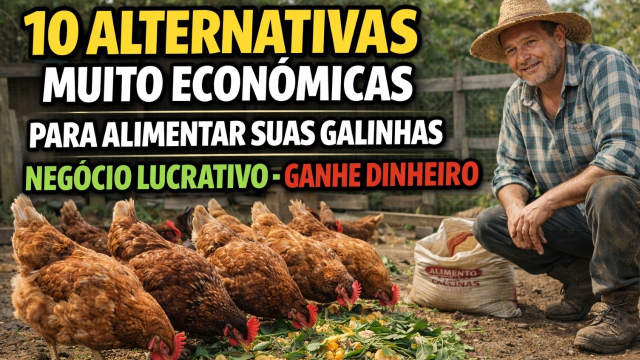 10 alternativas muito econômicas para alimentar suas galinhas NEGÓCIO LUCRATIVO Ganhe dinheiro.