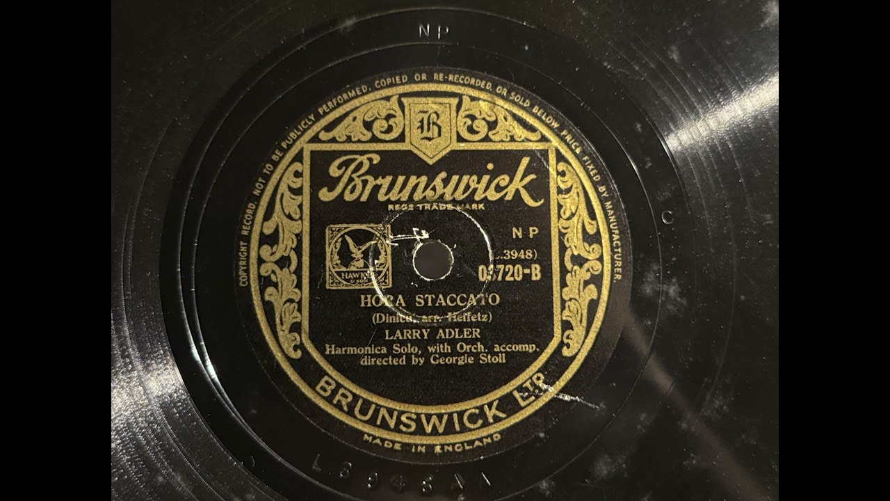 1947 LARRY ADLER - Hora Staccato BRUNSWICK 10" 03720