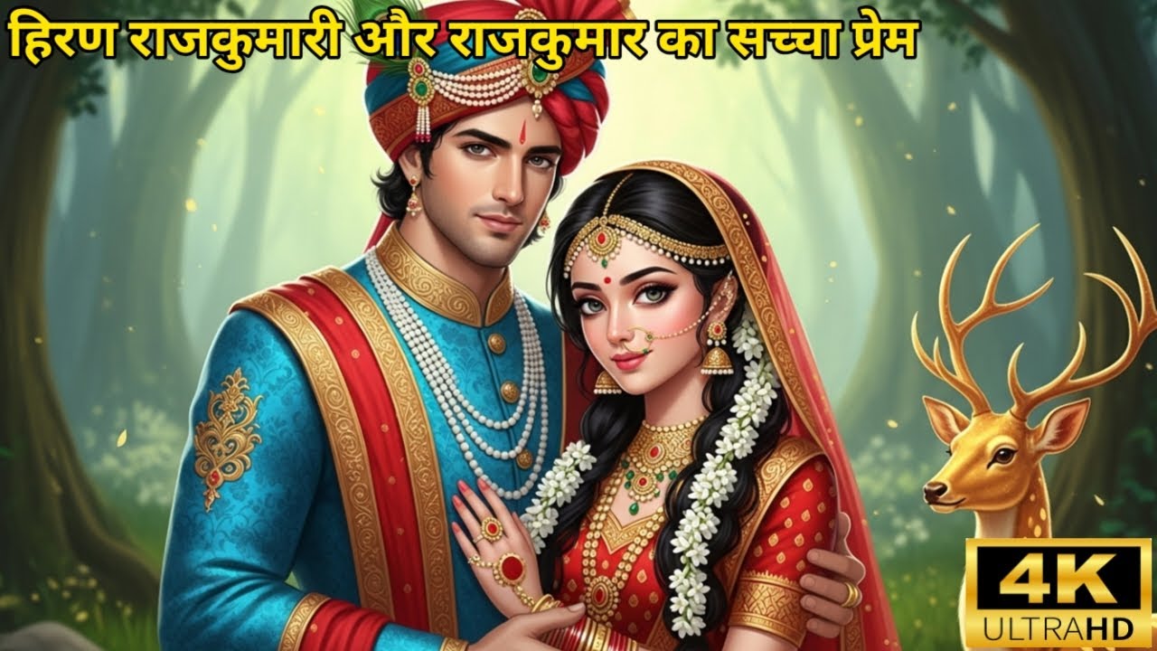 हिरण राजकुमारी और राजकुमार का सच्चा प्रेम | true love of the deer princess and prince #hindistories 