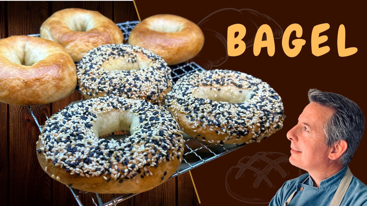 BAGEL: o famoso pão para sanduíches !!!