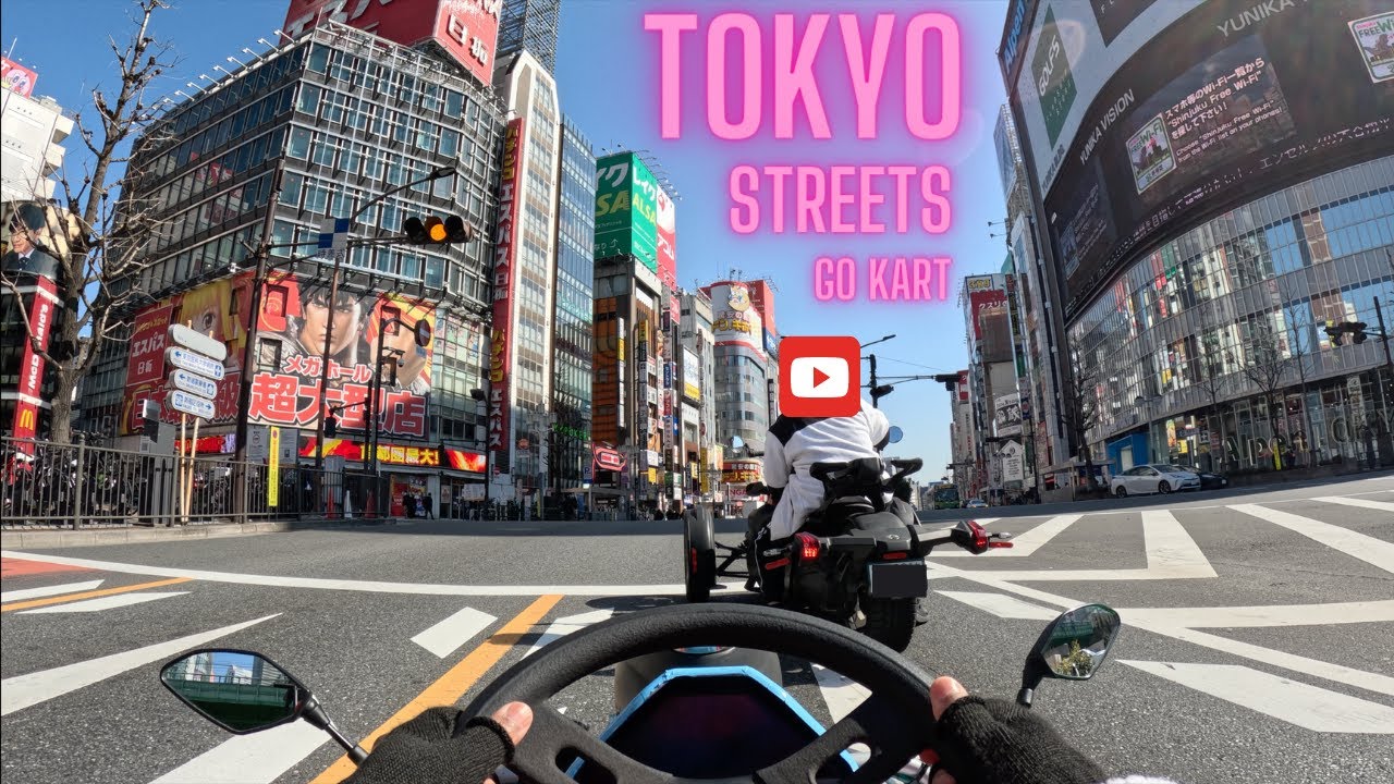 The Most Thrilling Go Kart Drive on Tokyo Streets!