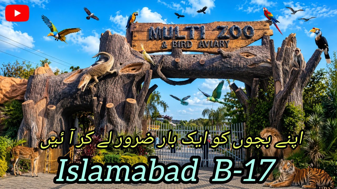 Multi Zoo | Bird Aviary B-17 Islamabad | Unique interactive Zoo in Islamabad 