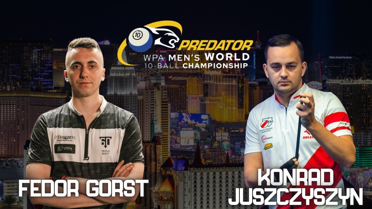 Fedor Gorst - Konrad Juszczyszyn | WORLD 10-BALL CHAMPIONSHIP 2024 | ROUND 1