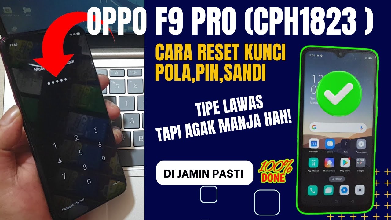RESET OPPO F9 PRO LUPA KUNCI AGAK MANJA‼️ MAU NYA PAKE TOOL BERBAYAR ⁉️