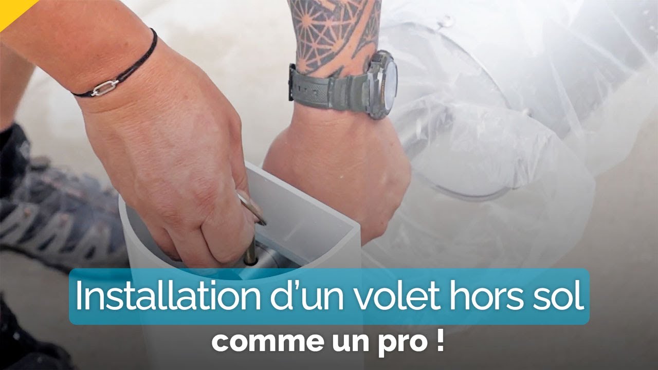 Comment installer un volet roulant hors sol pour piscine ?