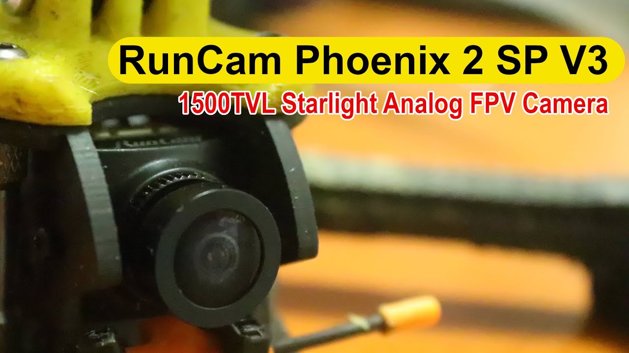 RunCam Phoenix 2 SP V3 1500TVL Starlight Kamera FPV Analog, kamera drone fpv analog terbaik