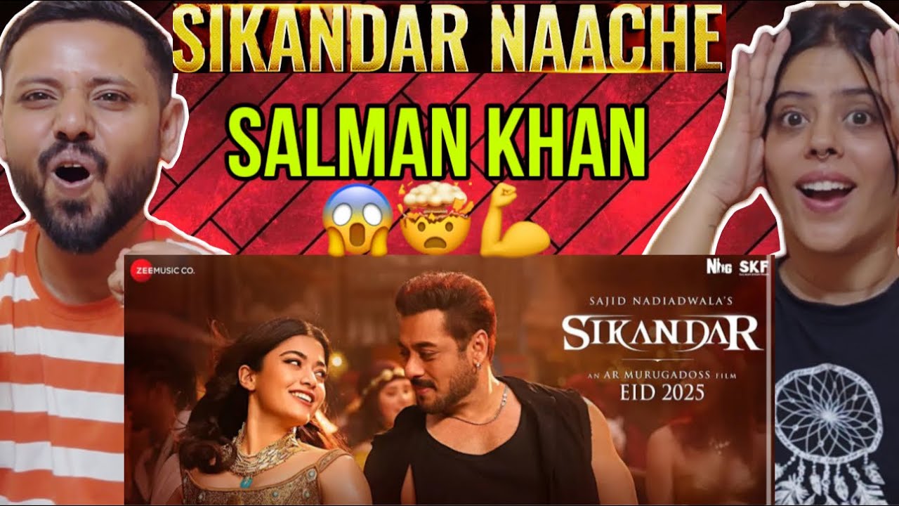 Sikandar Naache Song Reaction | Sikandar | Salman Khan & Rashmika M | JAM8, Amit, AKASA, Siddhaant