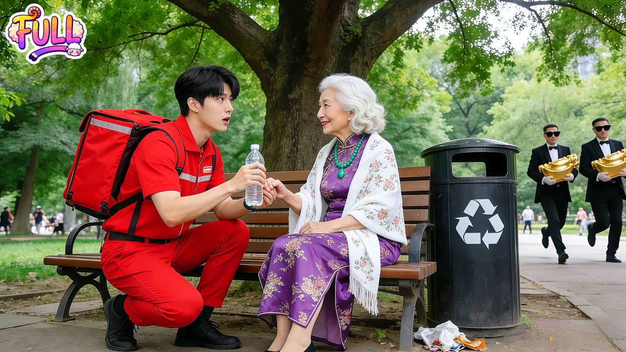 Kurir Baik Menyelamatkan Nenek Pingsan, Tak Sangka Itu Ujian Nenek CEO! Cinta Datang!