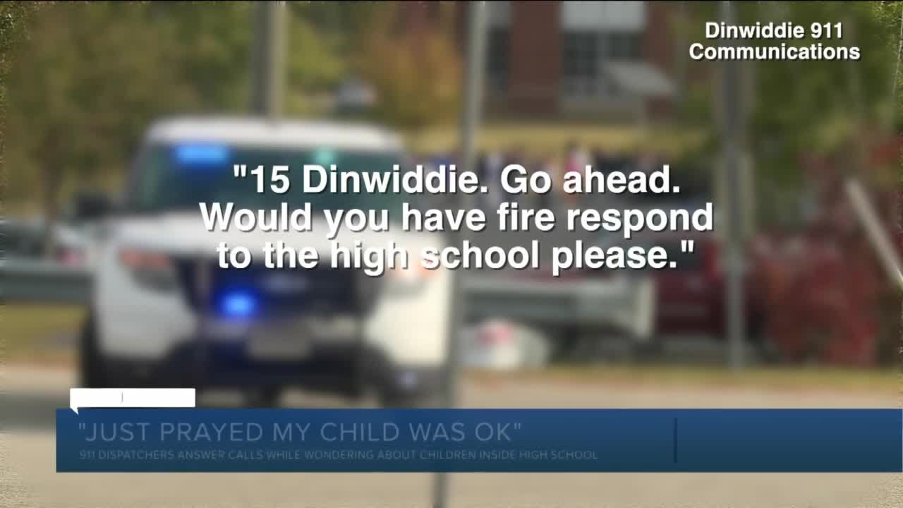 As chaos erupted at their kids' school, these Dinwiddie dispatchers remained calm