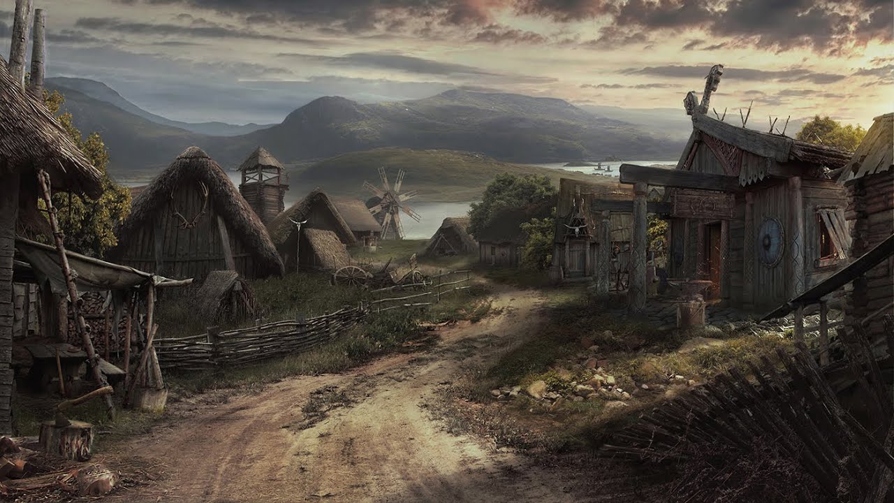 360 Viking Village Environment | VR 360 Video