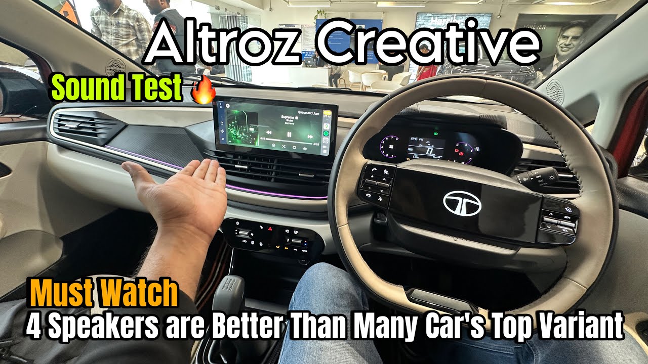 Tata Altroz Creative Music System Test | Hest Sound System By Tata | Altroz Review