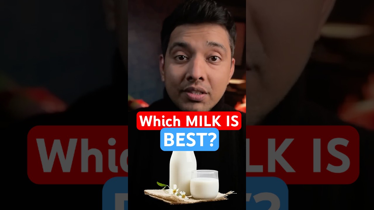 Tonned Milk or Full Cream Milk? Kaunsa Doodh Hai Aapke Liye Best?🥛#shorts