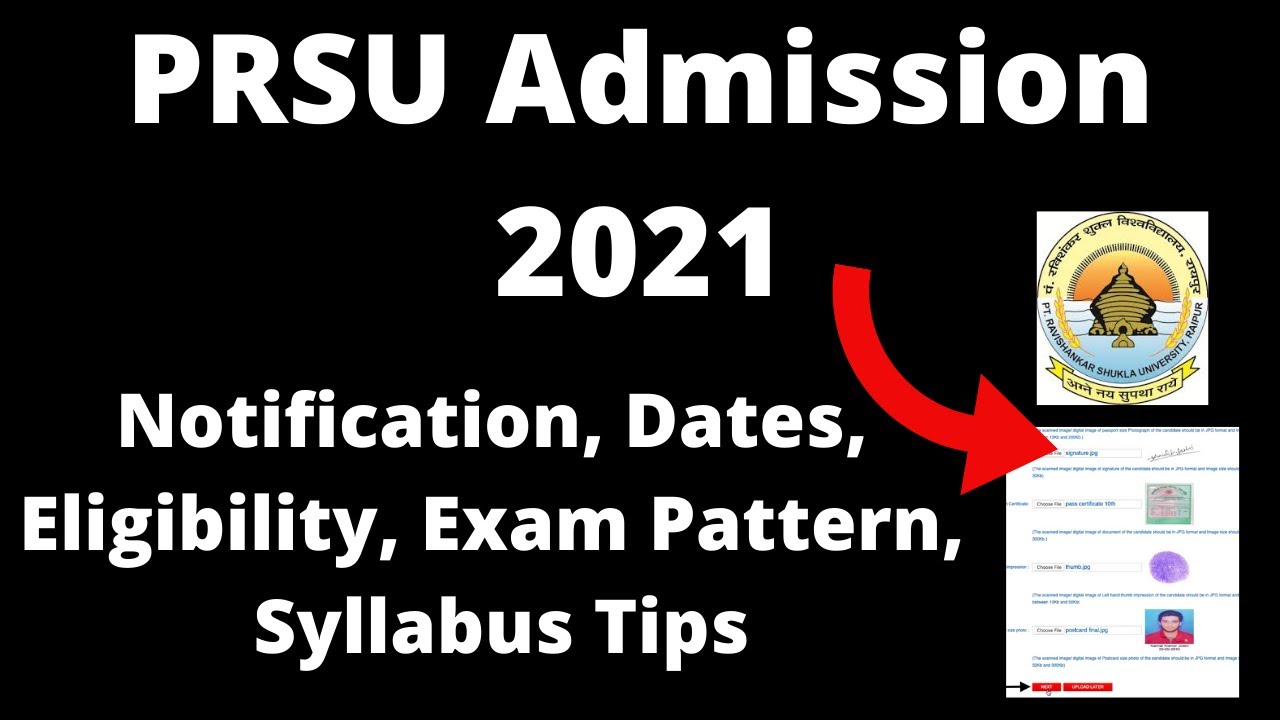 PRSU Admission 2021: Application Form, Exam Pattern, Eligibility Criteria, Syllabus,Preparation Tips