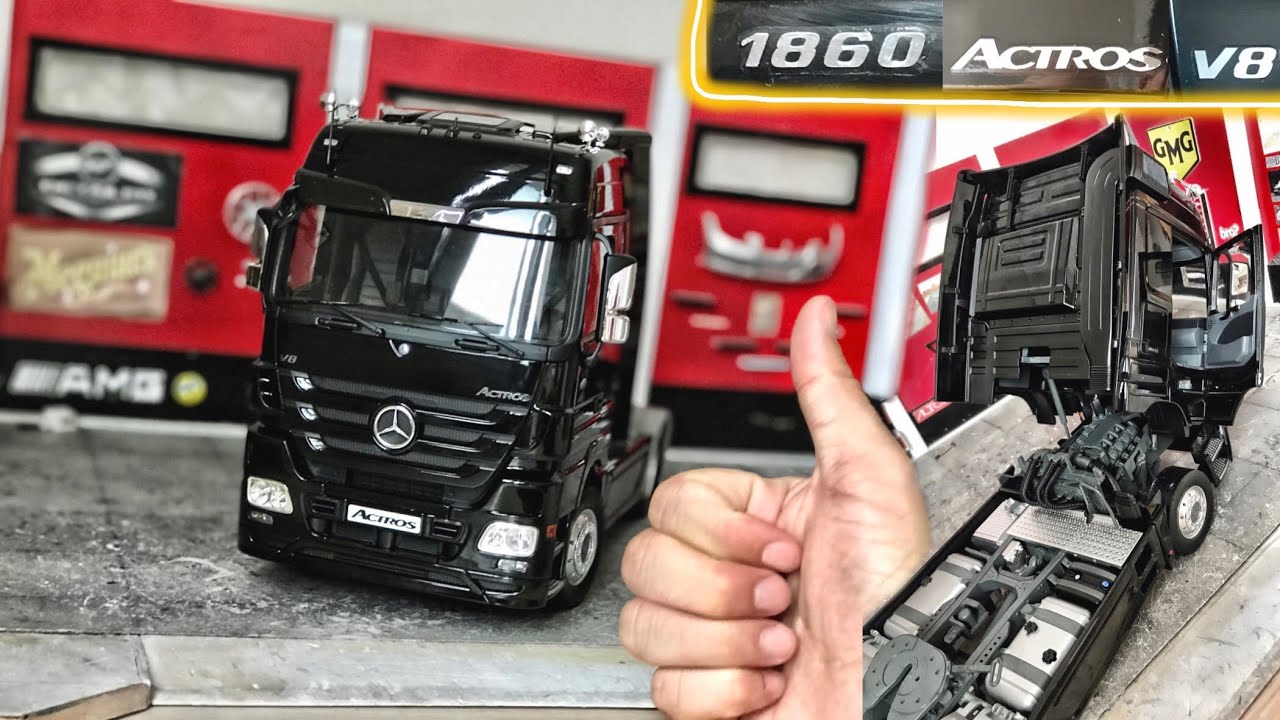YENİ DİECAST TIR! / 1:18 MB ACTROS 1860 V8 İNCELEME | ELİGOR TRUCK UNBOXİNG