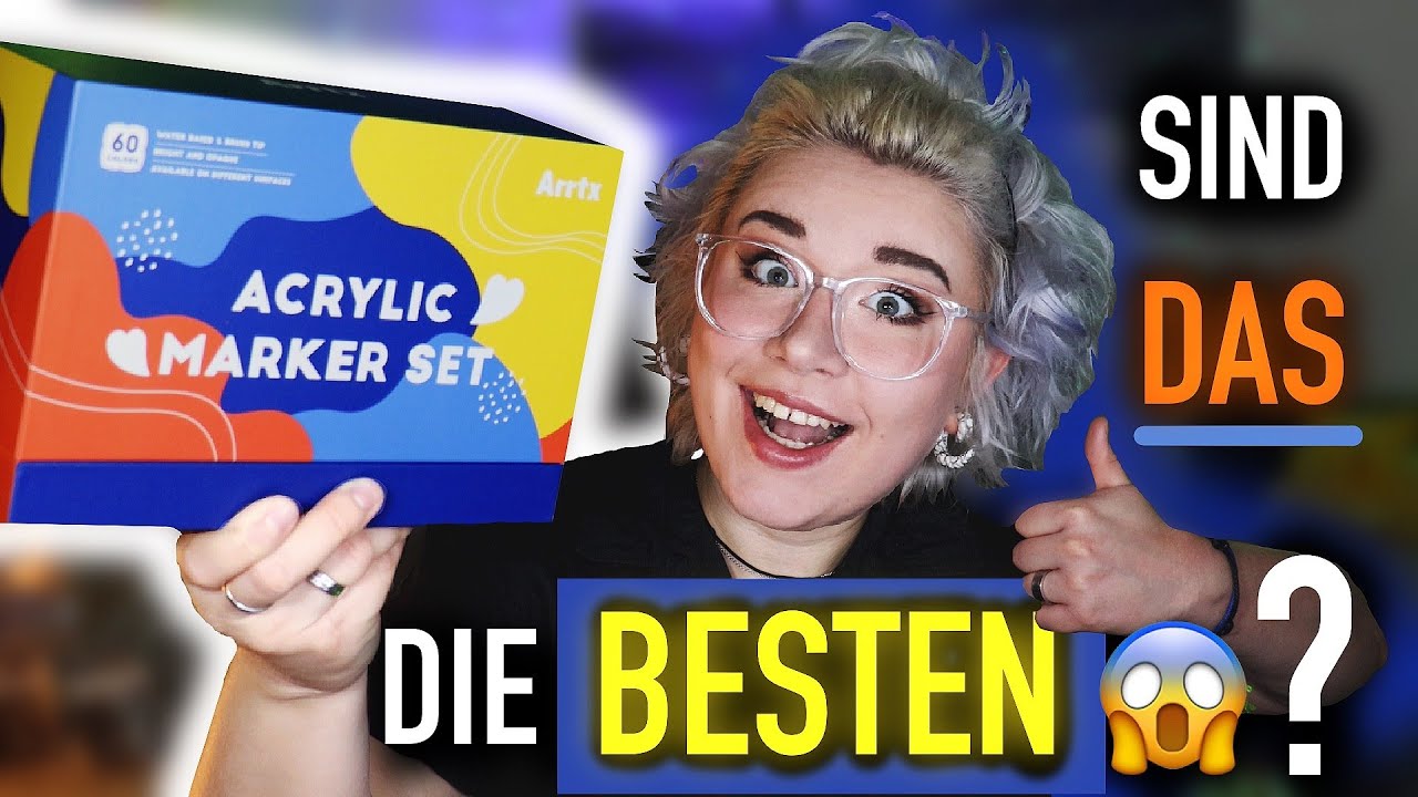 Ich habe die ACRYLMARKER von @arrtxglobal  getestet 😱✍️