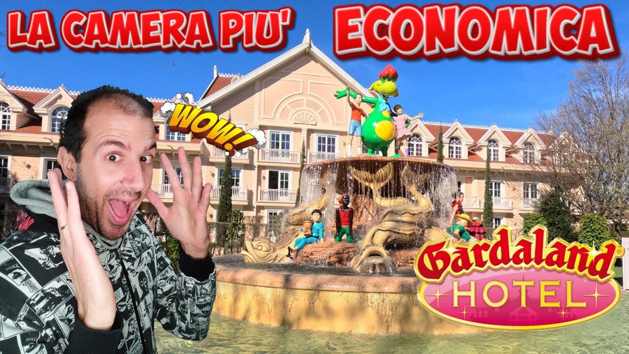 GARDALAND HOTEL SCOPRIAMO la camera più ECONOMICA + TOUR COMPLETO