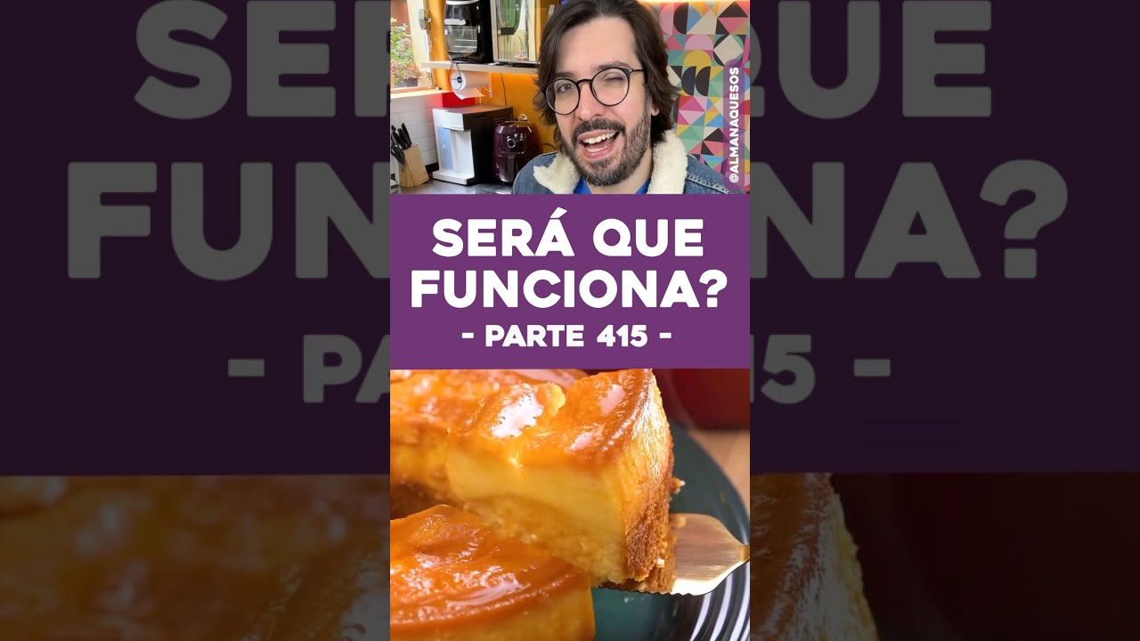 TESTE: Bolo Queijadinha (duas camadas)