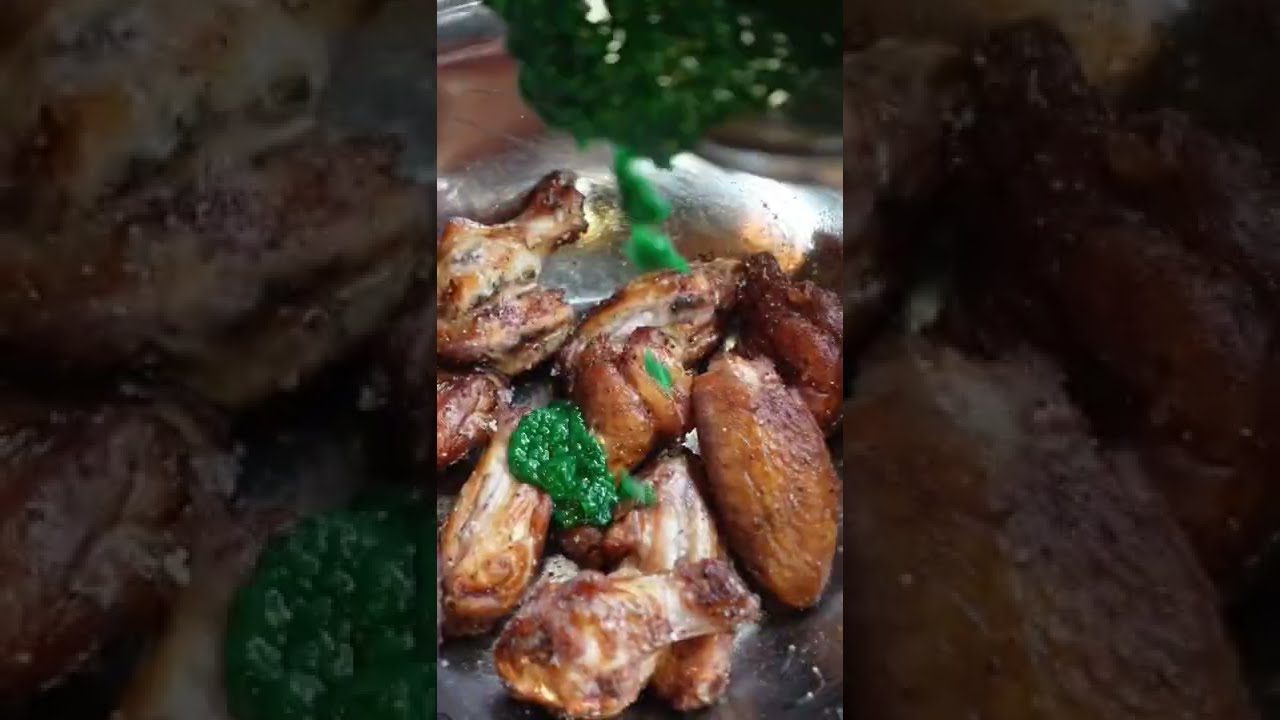 Roasted Garlic Parmesan Wings #420 #shorts #wings #chickenwings #chickenwingsrecipe