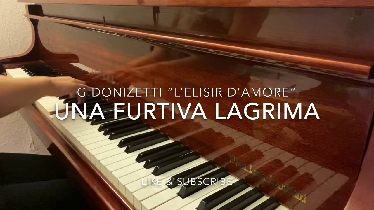 G.Donizetti L’elisir d’amore “Una furtiva lagrima” Piano accompaniment