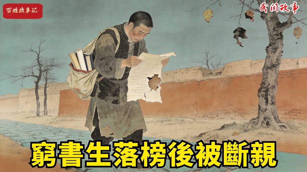 窮書生假裝落榜回鄉，兩房親哥怕被賴上逼他簽斷親書，唯獨窮三哥拿出20兩供他再考，不料次日官差上門眾人傻眼 #故事頻道 #民間故事#有聲書 #睡前故事#中國文化#故事分享