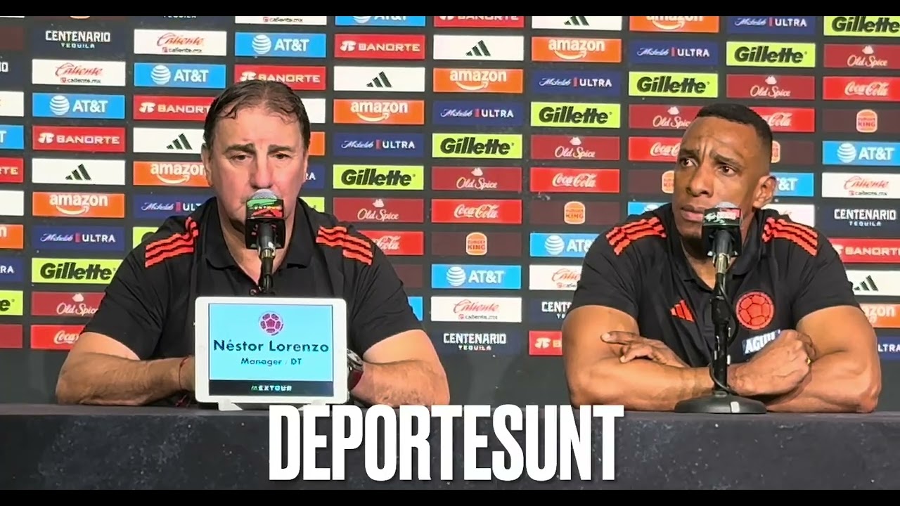 Colombia golea a México 4-0 | Néstor Lorenzo y Luis Amaranto Perea post partido 