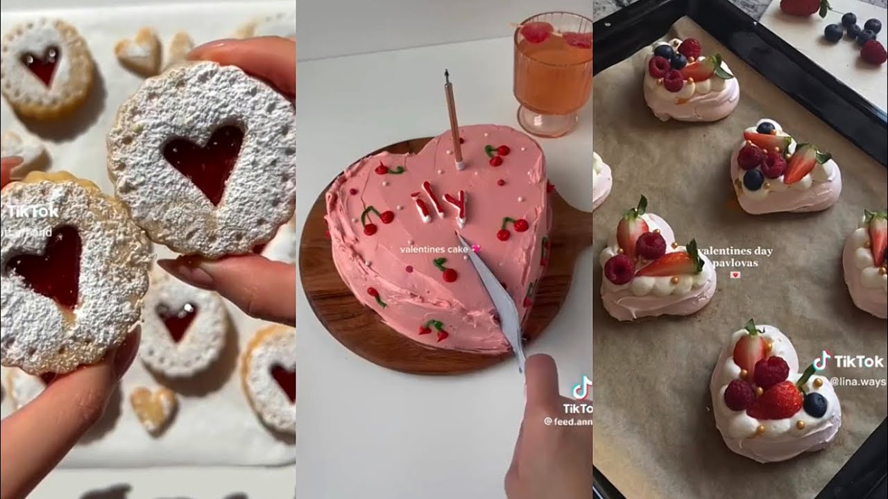 Aesthetic Valentines Baking Tiktoks