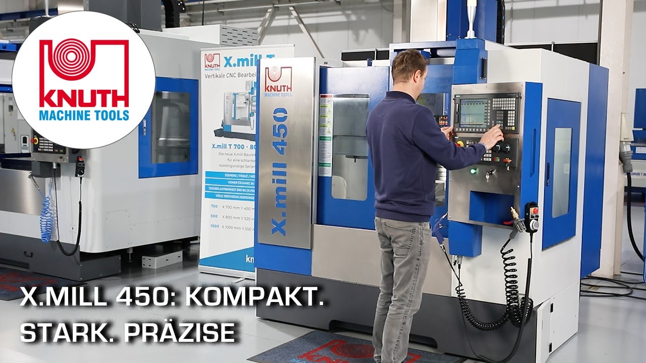 X.mill 450 – Ihr leistungsstarker Einstieg in die professionelle CNC-Zerspanung