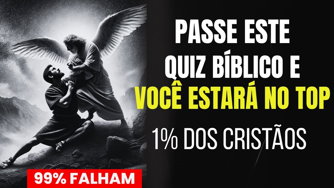 🔥 QUIZ BÍBLICO DE JESUS: 15 PERGUNTAS EM NÍVEIS QUE VÃO TE DESTRUIR! 📖😱