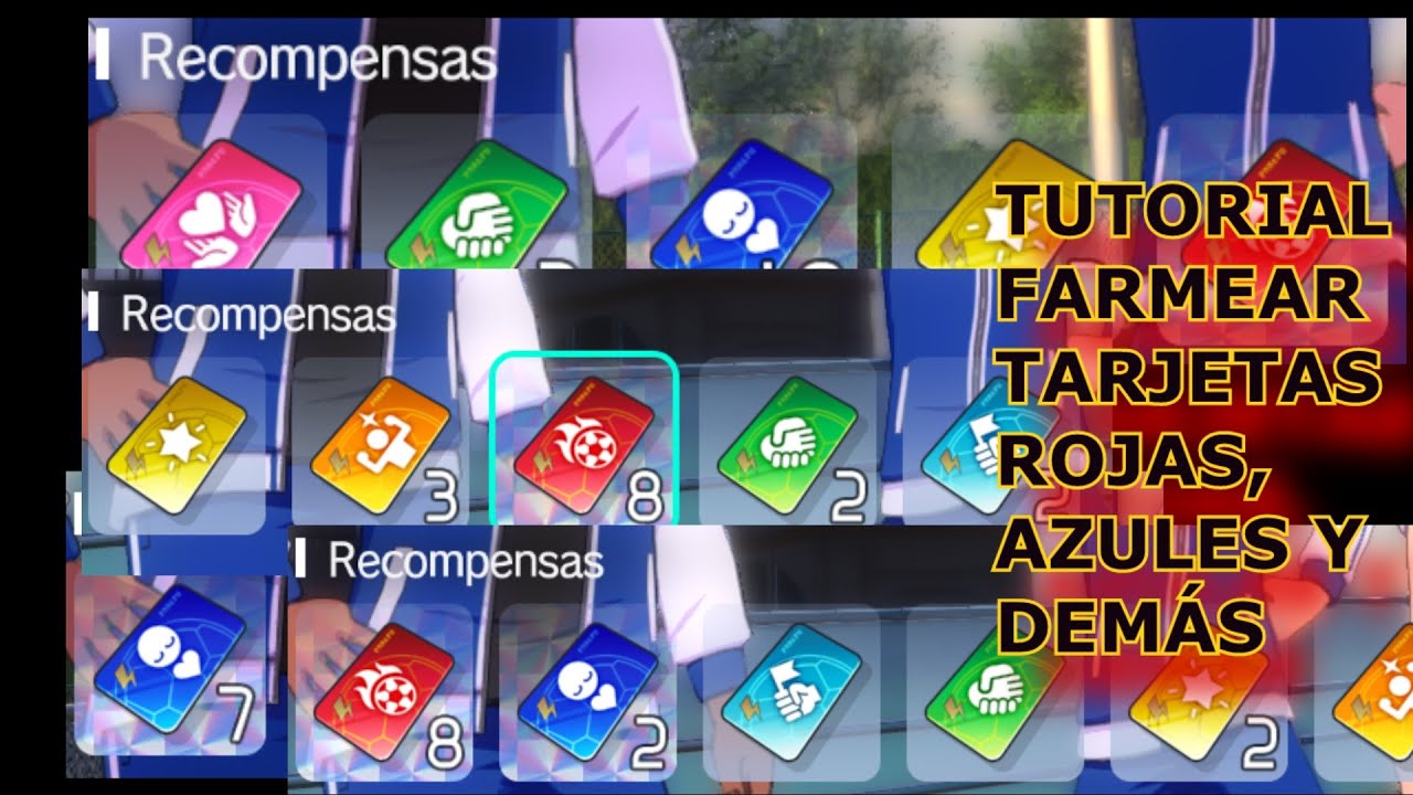 TUTORIAL FARMEAR FICHAS ROJAS, AZULES Y DEMÁS - Inazuma Eleven Victory Road
