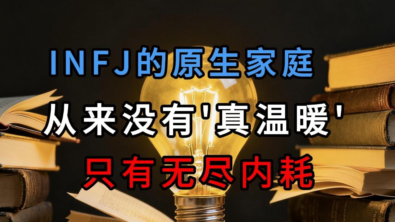 别骗自己了！INFJ 的原生家庭，从来没有 “真温暖” 只有无尽内耗