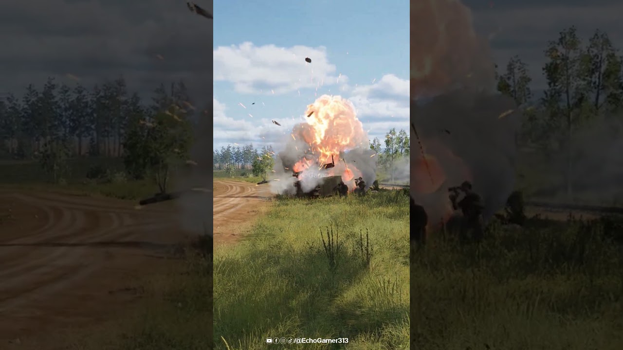 A Risky Moment in Armored Combat! 