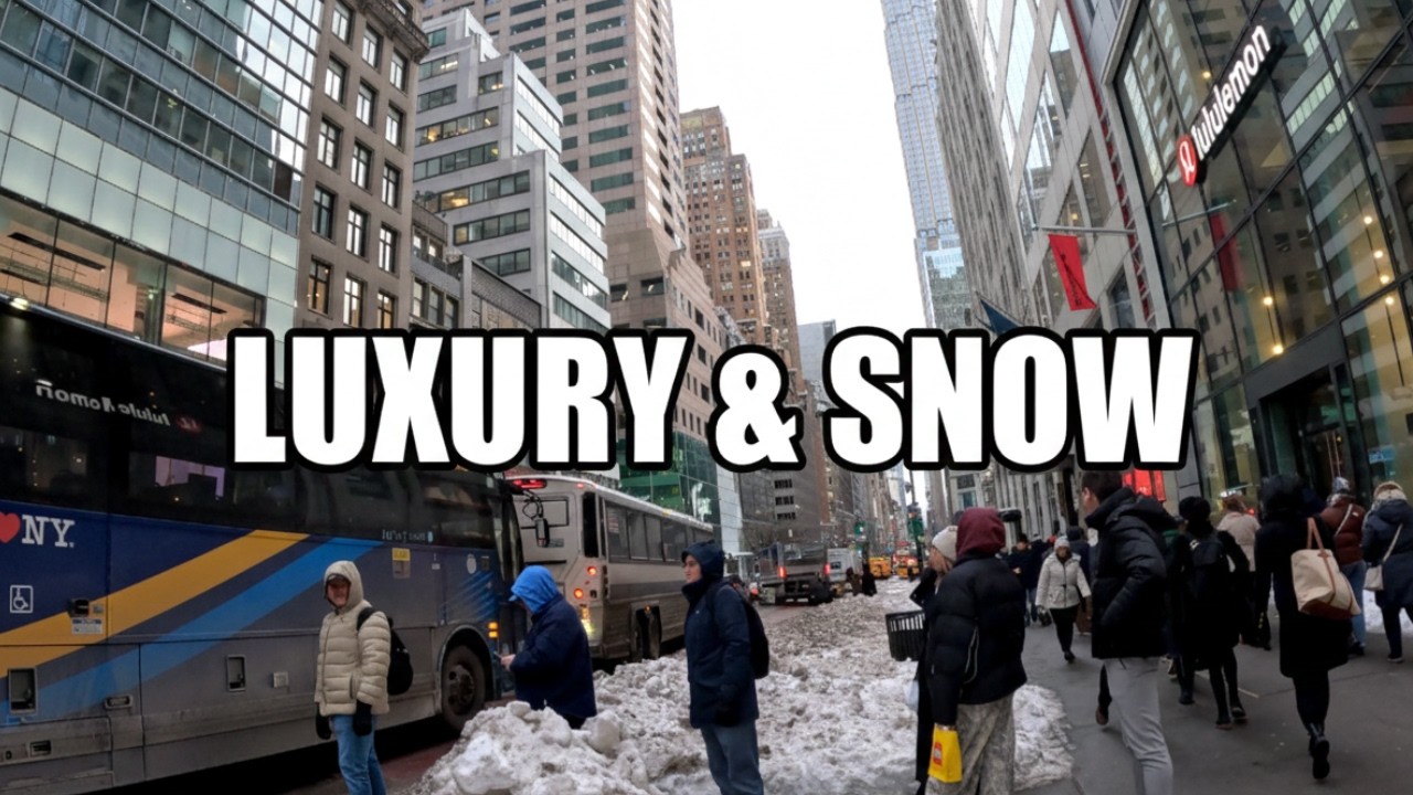 NYC Winter: 5th Ave Tourist Chaos