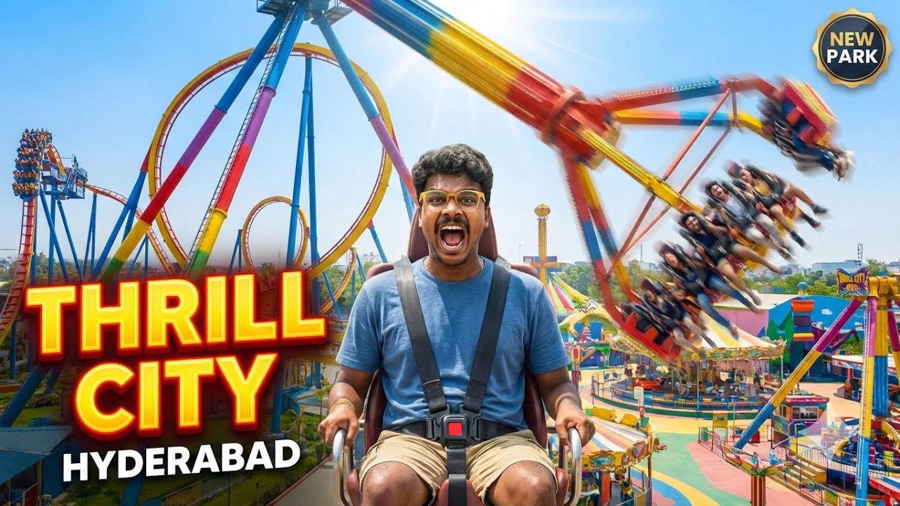 Exploring Thrill City | New Amusement Park In Hyderabad | Raju Kanneboina