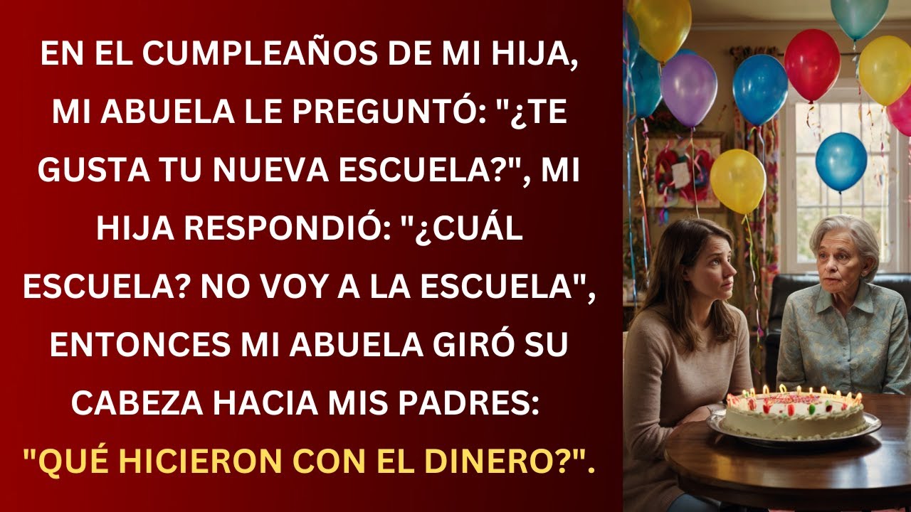 Mi abuela le preguntó a mi hija: ‘¿Te gustó tu nueva escuela?’ Ella respondió: ‘Yo no voy a ir..