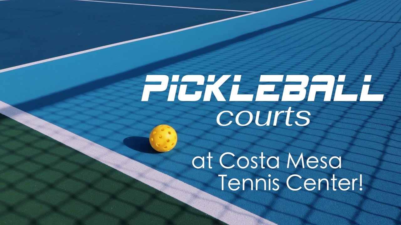 Costa Mesa Tennis Center Pickleball Courts Ribbon Cutting