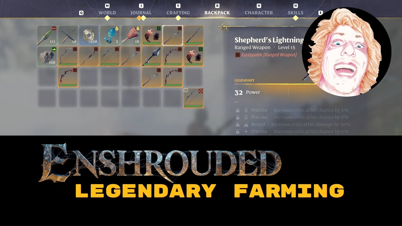 How to speed farm lv 15 Legendary weapons in Enshrouded (MOST LIKELY OUTDATED!)