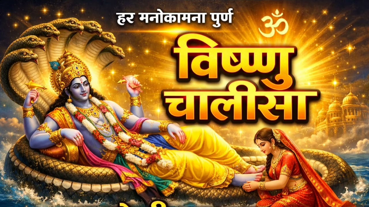 विष्णु चालीसा | Vishnu Chalisa Full | मनोकामना पूर्ण करने वाली दिव्य स्तुति | Shree Hari Bhajan
