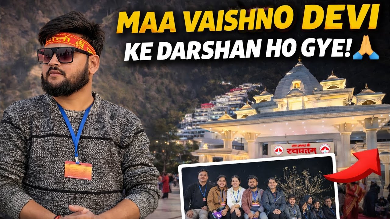 माँ वैष्णोदेवी के दर्शन हो गये FINALLY 😍।। इतने  खूबसूरत पहाड़ और कही नही 😍।। MAA VAISHNO DEVI 🙏🙏
