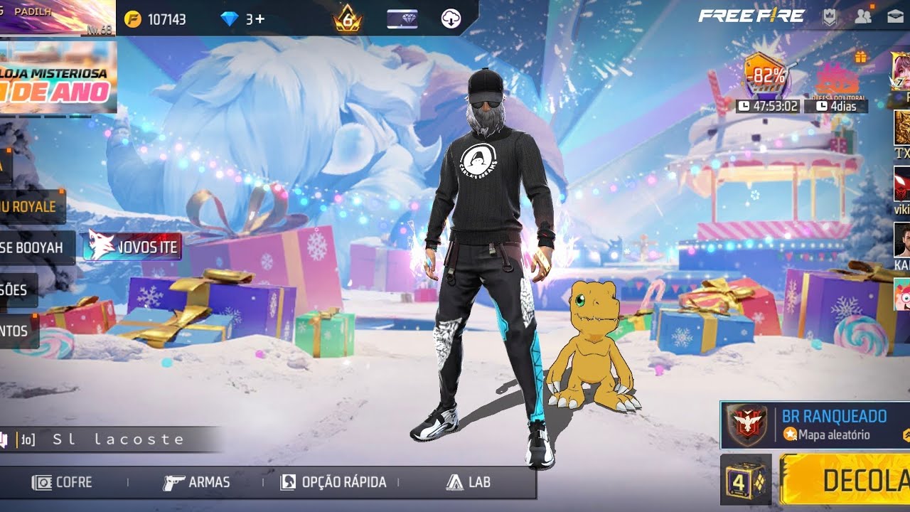 CONTA FREE FIRE À VENDA – COMPLETÍSSIMA & RARA 