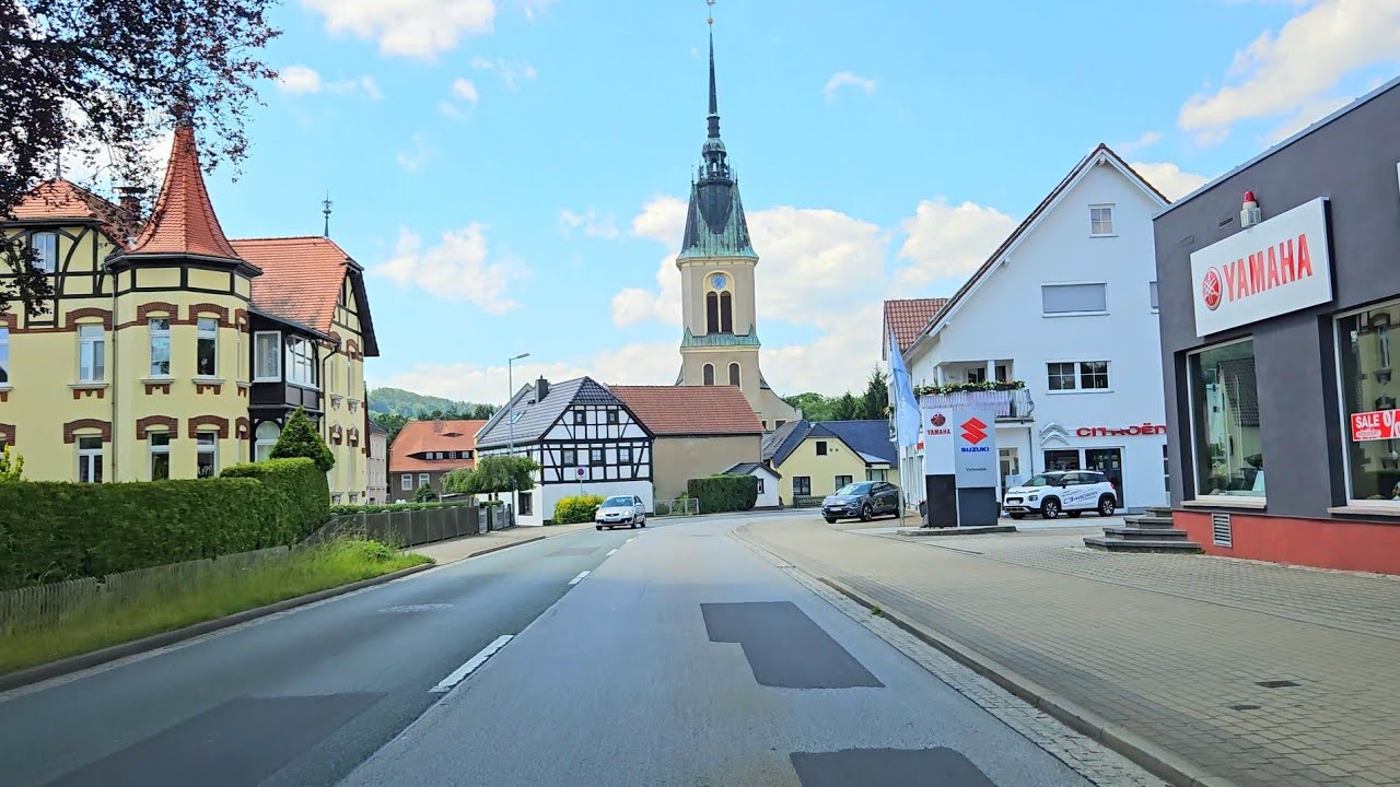 4K Driving in Germany 🇩🇪  ( Cunewalde ) One Of The Most Beautiful Village in Germany | Summer Vibes