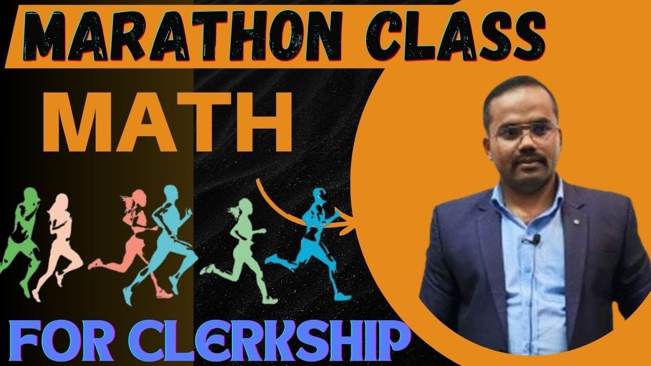 Math Marathon Class || For Clerkship || By Monoranjan Sir