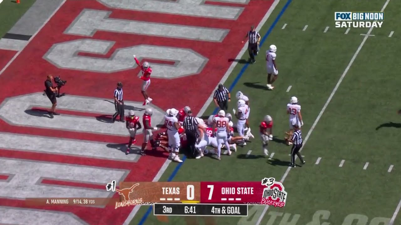 Buckeye GOAL LINE STAND vs. Texas | Ohio State Football