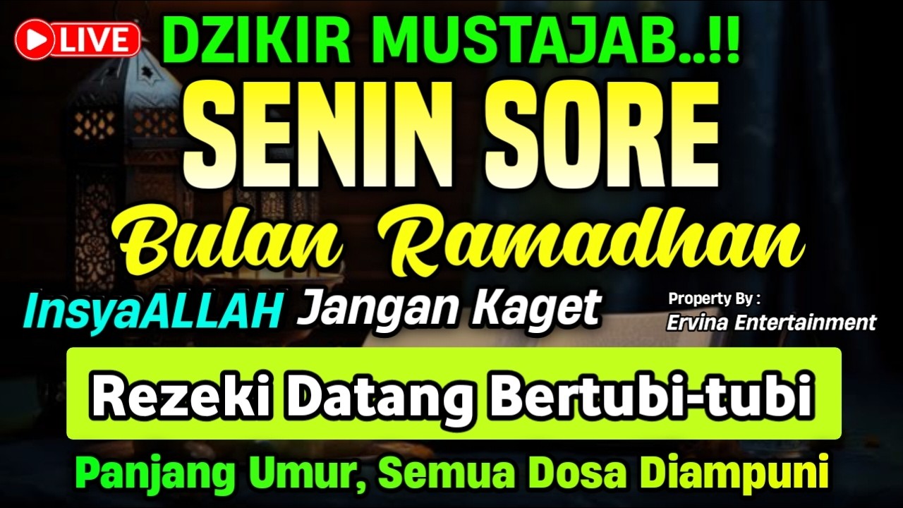 DZIKIR PAGI HARI SENIN PEMBUKA PINTU REZEKI, ZIKIR PEMBUKA PINTU REZEKI | DZIKIR PAGI