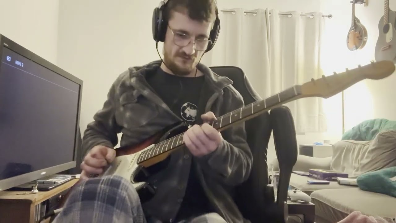 Huey Lewis - The Power of Love guitar solo cover