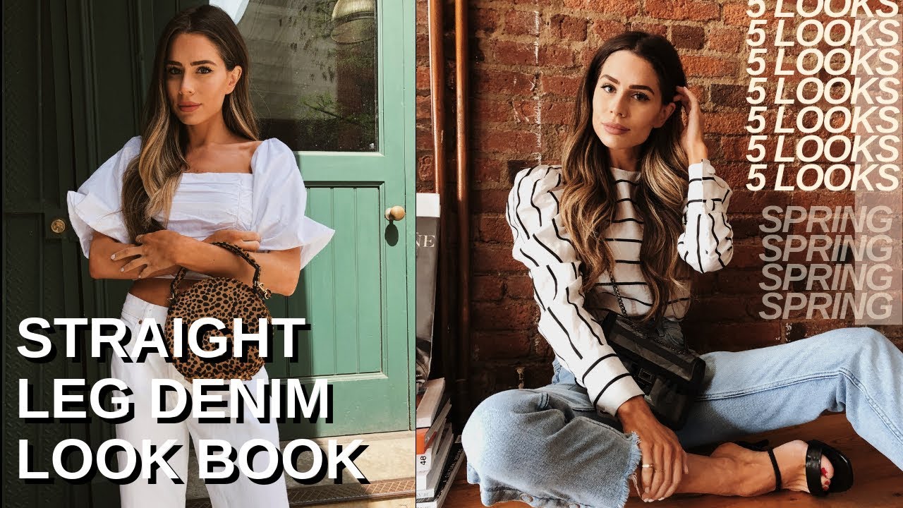 5 SIMPLE WAYS TO STYLE STRAIGHT LEG JEANS