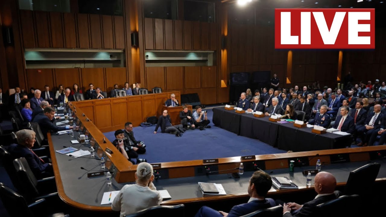 LIVE 🔴Senate Intelligence Committee hearing on worldwide threats, leaked war plans
