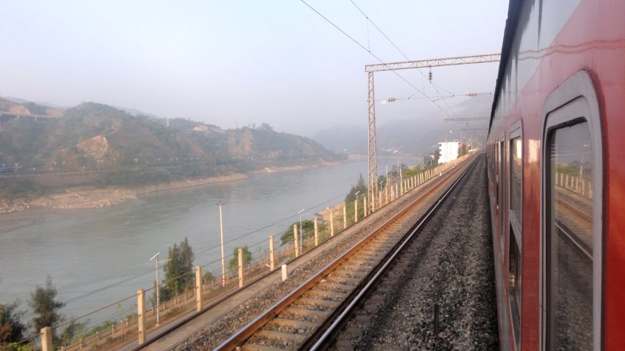 Yangtze River at the Chengdu - Kunming Railway in China