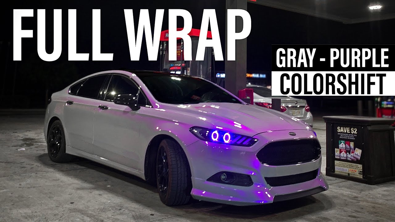 WRAPPING MY FUSION IN THE COOLEST CANDY COLORSHIFT FILM!