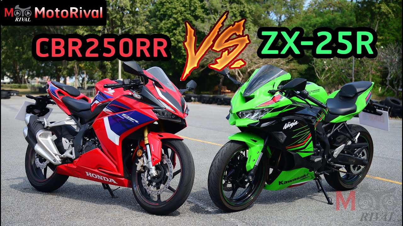 ขี่แทร็ก คันไหนดีกว่า? เปรียบเทียบ CBR250RR VS ZX-25R ในสนาม