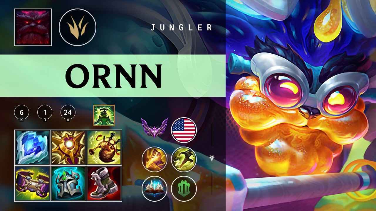 Ornn Jungle vs Kindred - NA Master Patch 26.04